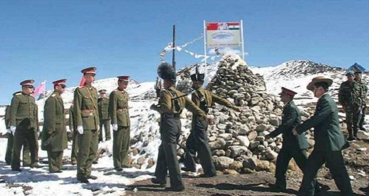 Chinese and Indian armies at Doklam